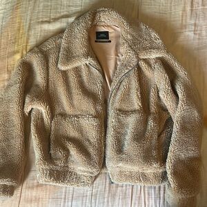 urban outfitters teddy jacket